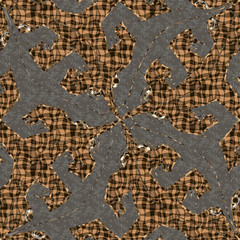 Seamless patterned texture