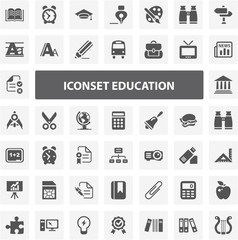 Website Iconset - Education 44 Basic Icons