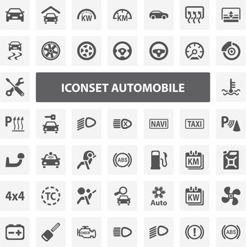 Website Iconset - Automobile 44 Basic Icons