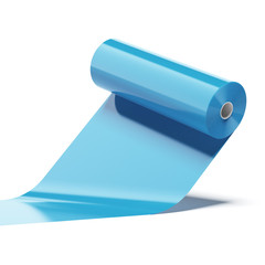 Blue Color plastic roll
