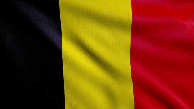 Flag of Belgium looping