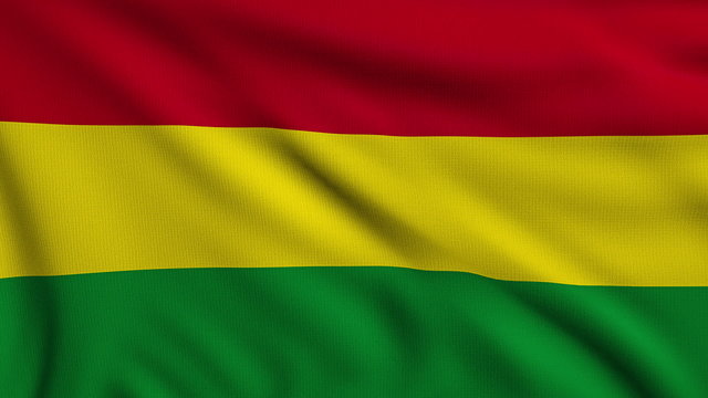Flag of Bolivia looping