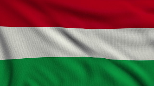 Flag of Hungary looping