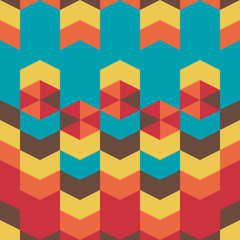 Obraz premium abstract retro geometric pattern