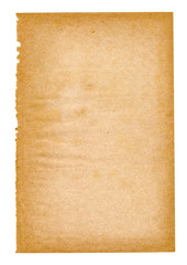 Aged paper sheet