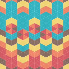 Fototapeta premium abstract retro geometric pattern