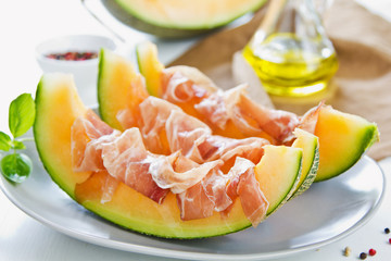 Cantaloupe with Prosciutto Antipasti