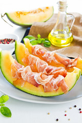 Cantaloupe with Prosciutto Antipasti
