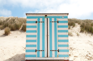 a wooden beachhouse