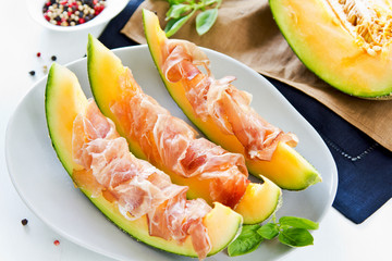Cantaloupe with Prosciutto Antipasti
