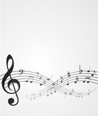 abstract background music notes