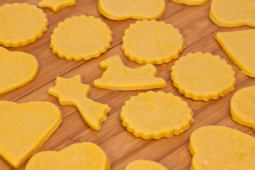 Baking home made cookies
