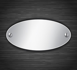 Metallic oval tablet