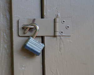 An open lock