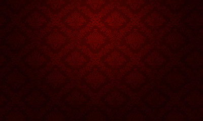 background baroque floral rouge