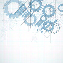 global infinity computer  technology concept business background