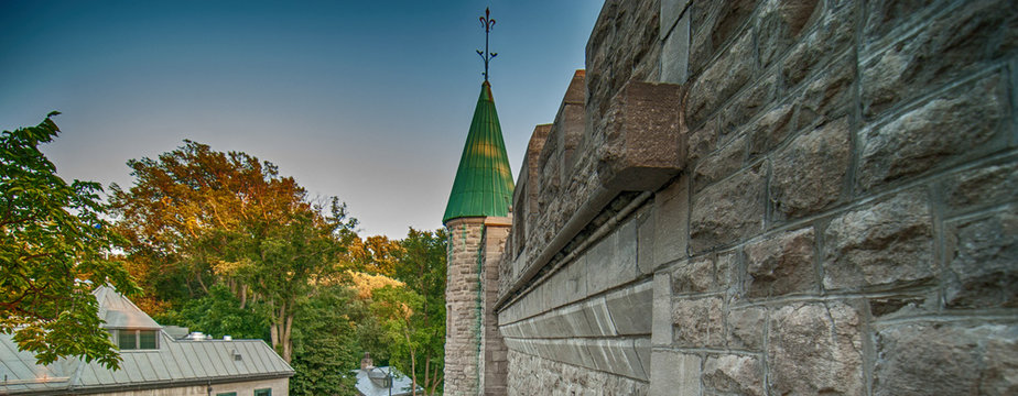 Wonderful medieval architecture of Quebec City, Canada