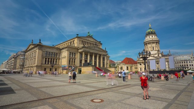 Gendarmenmarkt, Timelapse, Zeitraffer