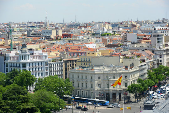 Palacio de Linares at Plaza de Cibeles in Madrid