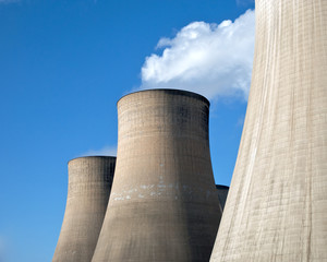 Cooling Towers of a coal fired power station