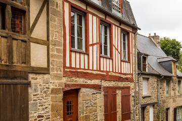 Fototapeta na wymiar Town of Dinan, Brittany, France