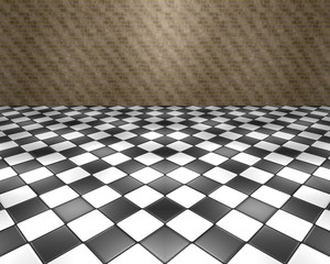 Naklejka premium 3D room 1.04