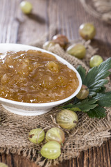Fresh made Gooseberry Jam