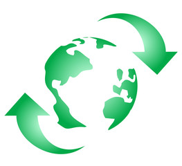 Obraz premium Recycle world