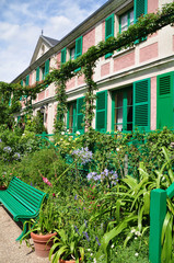 Haus von Claude Monet in Giverny, Frankreich
