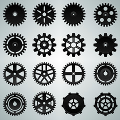 16 mal realistische Zahnr&auml;der in 3D Effekt