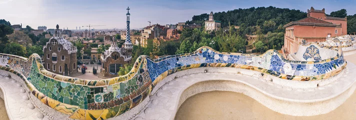 Washable wall murals Barcelona Parc Guell, Barcelona