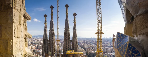 Foto auf Leinwand Sagrada Familia, Barcelona, Spanien © travelwitness