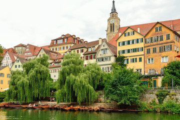 View of the old town of Tuebingen, Germany