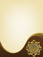 Blank form for your message, the certificate