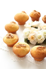 homemade walnut cup cake