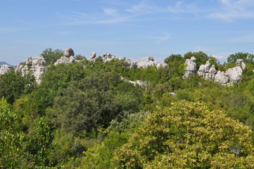 Fototapeta premium Mer de rochers, Sauve