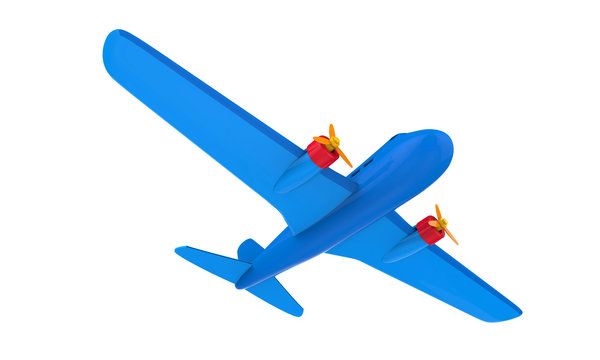 Airplane Toy Isolated