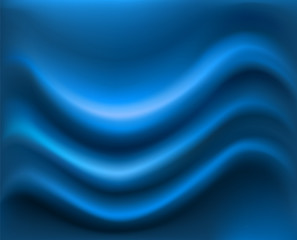 Luxury blue drapery. Background with folds of fabric