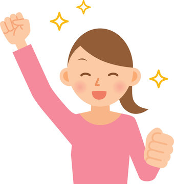 recommend clip art: 女性