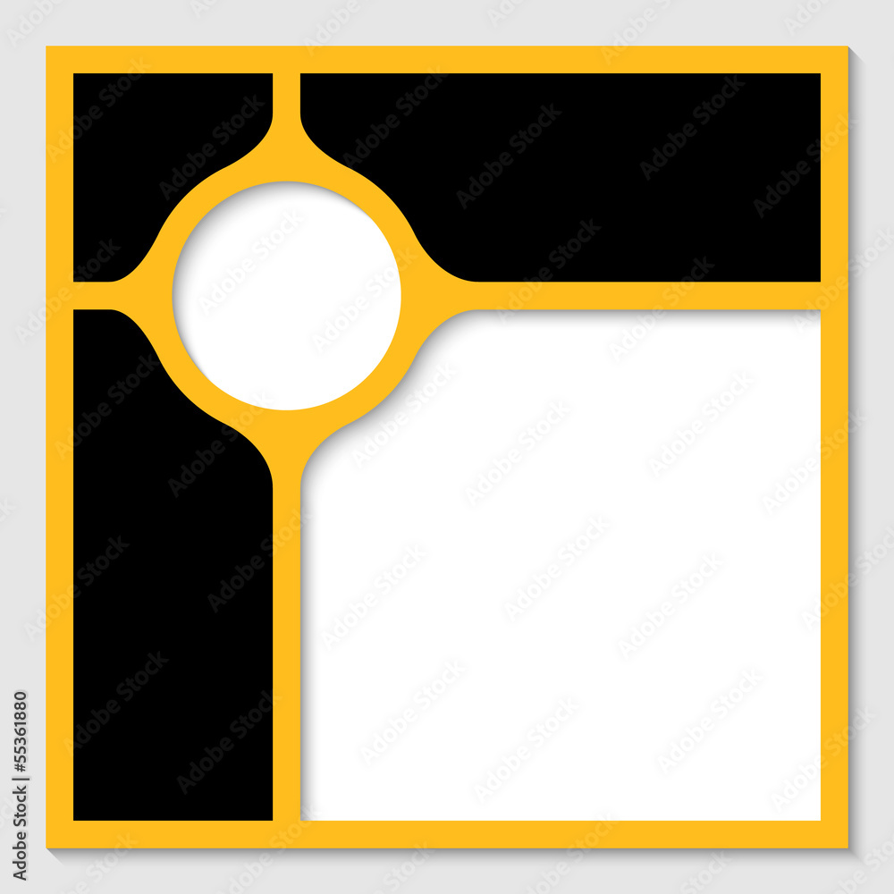 Poster abstract object for any text
