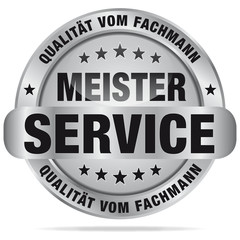 Fototapeta premium Meister Service - Qualität vom Fachmann