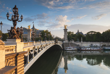 Pont Alexandre III and Grand Palais, Paris, France