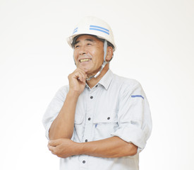 笑顔の男性作業員