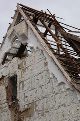 abriss von einem altbau