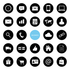 Vector Business and Ecommerce Icons Set