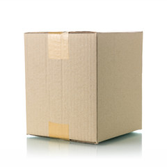 Brown cardboard box