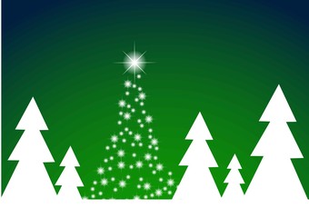 Obraz premium Weihnachtskarte
