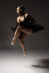 Obraz premium Female ballet dancer