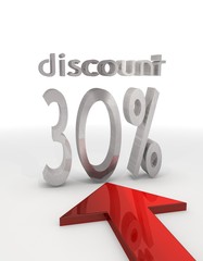 Illustration of a decorative jackpot symbol with red arrow