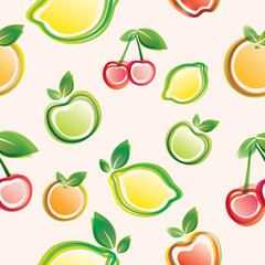 fruits seamless background